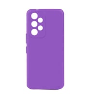 Samsung Galaxy A73 5G Kılıf Kamera Korumalı Silikon Rubber Arka Kapak (Lila)