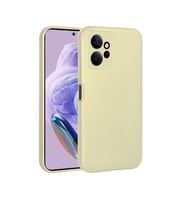 Xiaomi Redmi Note 12 4G Kılıf Zore Premier Silikon Kılıf (Gold)