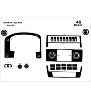 Meriç® Otokar Sultan S Ön Torpido Kaplama Maun 46 Parça 2012-2014 (Piano Black)