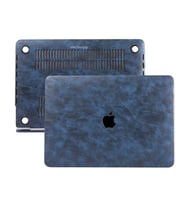 MacBook Pro Kılıf HardCase A1706 A1708 1989 A2159 2016/2019 Uyumlu Kılıf Leat (Lacivert)