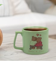 BK Gift Kişiye Özel Sevgili İsimli Pastel Yeşil Middle Kupa Bardak, Arkadaşa Hediye, Ev Hediyesi, Doğum Günü Hediyesi, Ofis Hediyesi (Model 4)