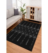 Dijital Kaymaz Taban Yıkanabilir Renkli Salon Halısı Mutfak Halısı Yolluk ND-SD-612 (Çok Renkli)