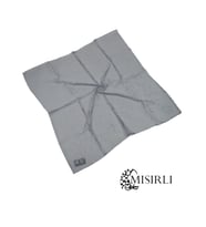 Mısırlı Devore Eşarp (Gri)