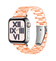 BİPOWER Apple Watch 38-40mm KRD-22 Candy Kordon (Yavruağzı)