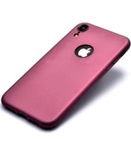 Uyumlu Model Apple iPhone XR 6.1 Kılıf Soft Mat Premier Case (Mürdüm)