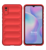 Microsonic Xiaomi Redmi 9A Kılıf Oslo Prime Yeşil (Kırmızı)