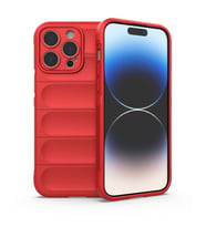 IPHONE 13 PRO UYUMLU OPTİMUM LENS KORUMALI SİLİKON KILIF (Kırmızı)