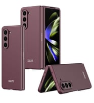 Galaxy Z Fold 5 Kılıf Sert Kıpta Kılıf (Kırmızı)