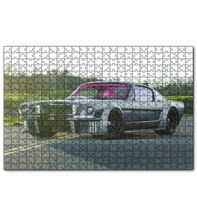 Cakapuzzle  Ford Mustang Fastback Alternatif  Puzzle Yapboz MDF (Ahşap) (500 Parça)