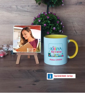 Kimya Öğretmeni Fotoğraflı Dekoratif Taş, Kupa Bardak Beyaz Hediye Öğretmenler Günü Hediyesi (Model 7)