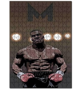 Cakapuzzle Mike Tyson Puzzle Yapboz MDF (Ahşap) (1000 Parça)