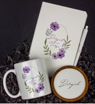 Kişiye Özel Defter Kalem Kupa Ve Bardak Altlığı Hediye Seti 103843 (Model 6)