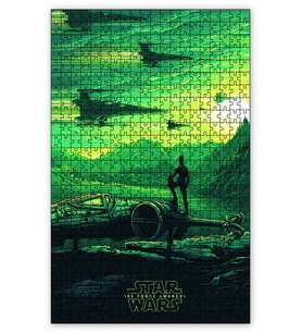Cakapuzzle Star Wars The Force Awakens Puzzle Yapboz MDF (Ahşap) (500 Parça)