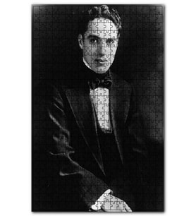 Cakapuzzle Aktör Charlie Chaplin Puzzle Yapboz MDF (Ahşap) (1000 Parça)