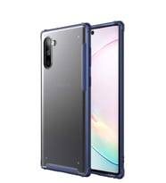 Microsonic Samsung Galaxy Note 10 Kılıf Frosted Frame (Lacivert)