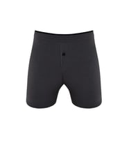 6 Adet Güryıldız Erkek Penye Düz Renk Havlu Bel Boxer Short 24509 (Siyah)