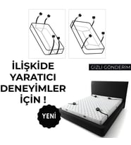 Fantazi El Ve Ayak Yatak Bağlama Seti (Siyah)
