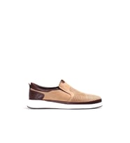 FAST STEP Hakiki Deri Erkek Casual Ayakkabı 711MA440-4041 (KAHVE)