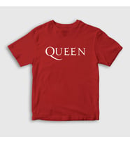 Presmono Unisex Çocuk Beyaz Solo Queen T-Shirt 102672tt (Kırmızı)
