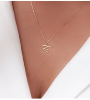 Kişiye Özel Altın kaplama Kolye 925 AYAR GÜMÜŞ KOLYE (Rose)