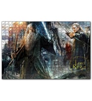 Cakapuzzle Aragorn Frodo Baggins Gandalf Gimli Leolas  Puzzle Yapboz MDF (Ahşap) (1000 Parça)