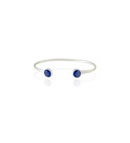 Kadir Jewellery 925 Ayar Gümüş Kaplama El İşçiliği Zirkon Taşlı Kadın Charm Bileklik (Parlement)