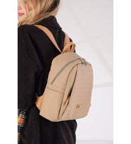 Just Polo Kadın Ayarlanabilir Askılı Çok Bölmeli Sırt Çantası PBU4040 (Vizon)