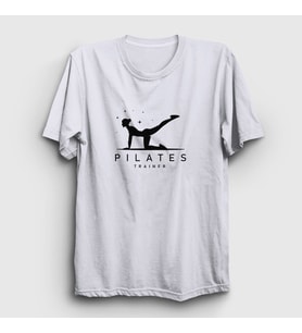 Presmono Unisex Sarı Trainer Instructor Hediye Pilates T-Shirt 514870tt (Beyaz)