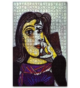 Cakapuzzle Portrait of Dora Maar 1937 by Pablo Picasso Puzzle Yapboz MDF (Ahşap) (1000 Parça)