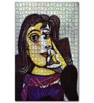 Cakapuzzle Portrait of Dora Maar 1937 by Pablo Picasso Puzzle Yapboz MDF (Ahşap) (1000 Parça)