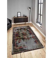 Dijital Baskılı Yıkanabilir Kaymaz Modern Renkli Salon Halısı Mutfak Halısı Yolluk ND-HY-1198 (Çok Renkli)