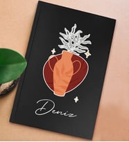 BK Gift Kişiye Özel İsimli Sert Kapaklı Siyah Defter, Arkadaşa Hediye, Yeni İş Hediyesi, Anı Defteri, Doğum Günü Hediyesi (Model 11)