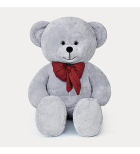 Sevimli Mi Sevimli 100 Cm Romantik Ayıcık (Gri)