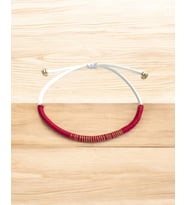 Handcraftedbyoz, Sevgililer Günü Özel, Bileklik Serisi (Kırmızı)