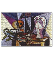 Cakapuzzle Still life 1945 by Pablo Picasso  Puzzle Yapboz MDF (Ahşap) (1000 Parça)