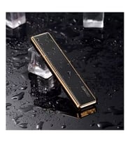 İsme Özel Usb Şarjlı Rezistanslı Metal Lüx Çakmak (Siyah)