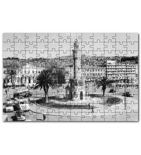 Cakapuzzle 1950 Ler Konak Saat Kulesi İzmir Puzzle Yapboz MDF (Ahşap) (500 Parça)