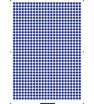1 cm Çapında Renkli Stıcker Etiketler - 816 adetlik tabakalar halinde etiket (Lacivert)