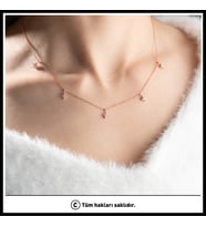 925 Ayar Gümüş Zirkon Taşlı Yonca (Beyaz)