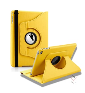 Apple iPad Pro 12.9 4. Nesil 2020 Kılıf 360 Dönebilen Standlı Case A2229 A2069 A (Sarı)