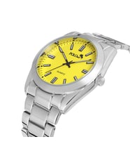 Polo Air Spor Şık Metal Erkek Kol Saati PL-0970Ex (Gümüş-Sarı)