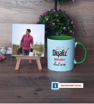 Diyaliz Teknikeri Fotoğraflı Dekoratif Taş, Kupa Bardak Beyaz Hediye Diyaliz Teknikerine Hediye (Model 14)