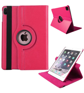 Apple Ipad Pro 11 2. Nesil  3. Nesil 4. Nesil 11 inç Döner Standlı Tablet Kılıfı (Pembe)
