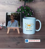 SMM Mali Müşavir Fotoğraflı Dekoratif Taş, Kupa Bardak Beyaz HediyeMuhasebeciler Günü Hediyesi (Model 1)