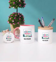 Kimya Mühendisi Kupa Bardak Kırmızı Kalemlik ve Anahtarlık (Model 4)