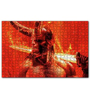 Cakapuzzle  Hellboy Cehennem Meleği  Puzzle Yapboz MDF (Ahşap) (1000 Parça)