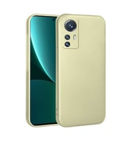 Xiaomi Mi 12 Lite Kılıf Zore Premier Silikon Kılıf (Gold)