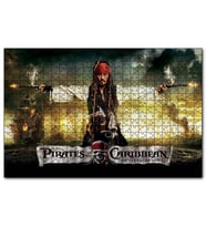 Cakapuzzle Karayip Korsanları Jack Sparrow Film  Puzzle Yapboz MDF (Ahşap) (1000 Parça)