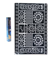 Hint Kınası 25 g Tüp ve Berra Desen A4 CC-20 (Siyah)