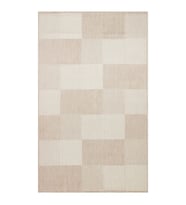 Mono 01 Beıge Kaymaz Tabanlı Kilim (Antrasit-Bej-Geçişli)